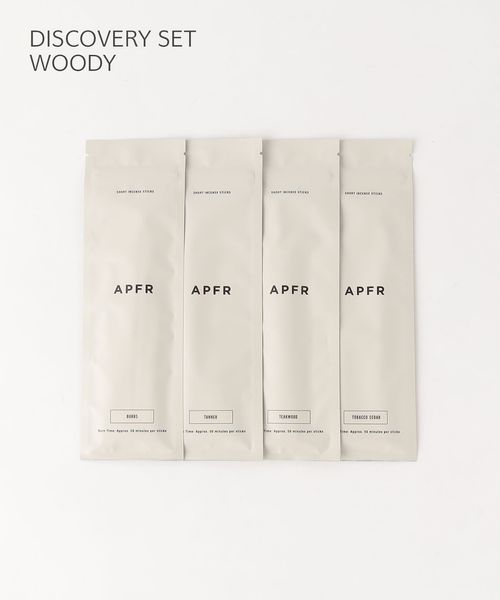 APOTHEKE FRAGRANCE/＜APFR＞ SHORT INCENSE STICKS DISCOVERY SET WOODY/お香/ルームフレグランス / お香 / アロマ