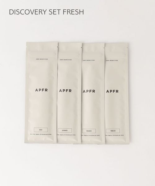 APOTHEKE FRAGRANCE/＜APFR＞ SHORT INCENSE STICKS DISCOVERY SET FRESH/お香/ルームフレグランス / お香 / アロマ