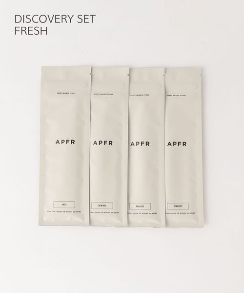 APOTHEKE FRAGRANCE/＜APFR＞ SHORT INCENSE STICKS DISCOVERY SET FRESH/お香/ルームフレグランス / お香 / アロマ