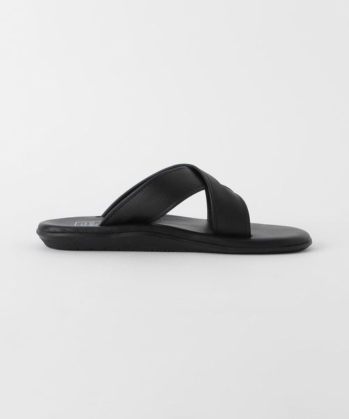 ISLAND SLIPPER＞ クロス レザー サンダル
