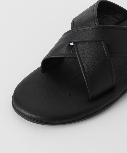 ISLAND SLIPPER＞ クロス レザー サンダル