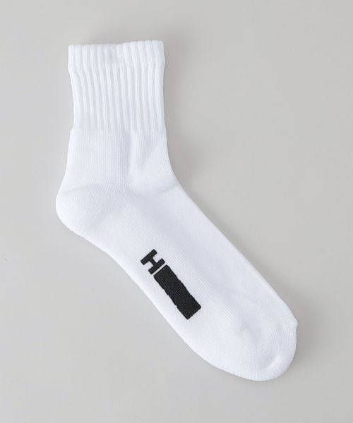 H BEAUTY&YOUTH/＜H＞110N シルケットパイル クォーターソックス/ソックス / 靴下
