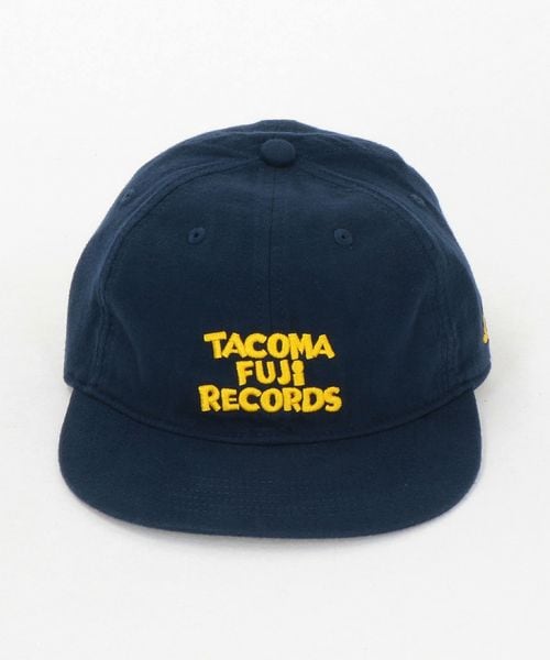 TACOMA FUJI 刺繍ロゴ キャップ ネイビー TACOMA FUJI 刺繍ロゴ キャップ ネイビー TACOMA FUJI RECORDS
