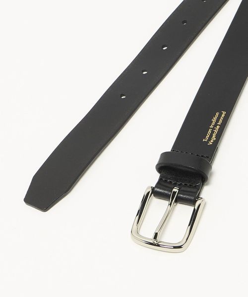 クロッシード アローズ　アンティーク レザー ブラス スタッズ　ベルト CROSSED ARROWS / クロッシード アローズ】ANTIQUE DYED LEATHER