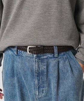 BEAUTY&YOUTH/レザー メッシュ ベルト 25mm/ベルト / サスペンダー