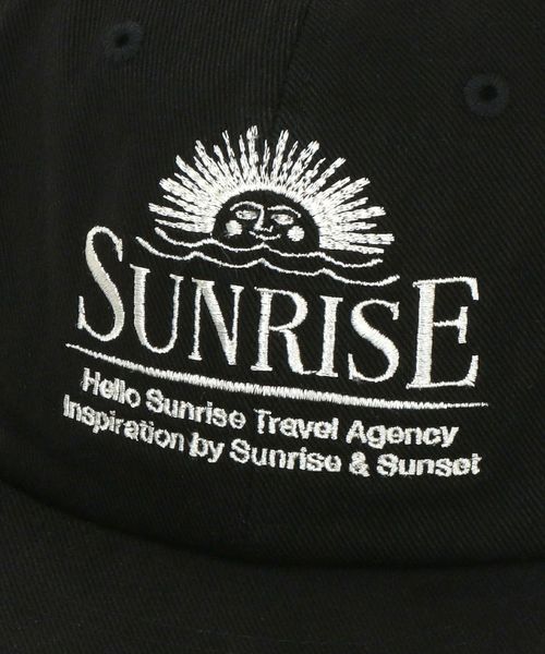 HELLO SUNRISE＞ホライゾン 6パネル キャップ
