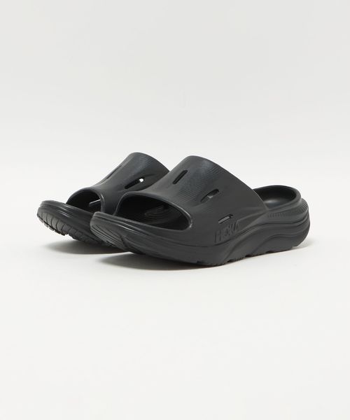 HOKA オラ リカバリー スライド 3 ブラック 25.0 Amazon.co.jp: ホカ（HOKA） サンダル オラ リカバリースライド