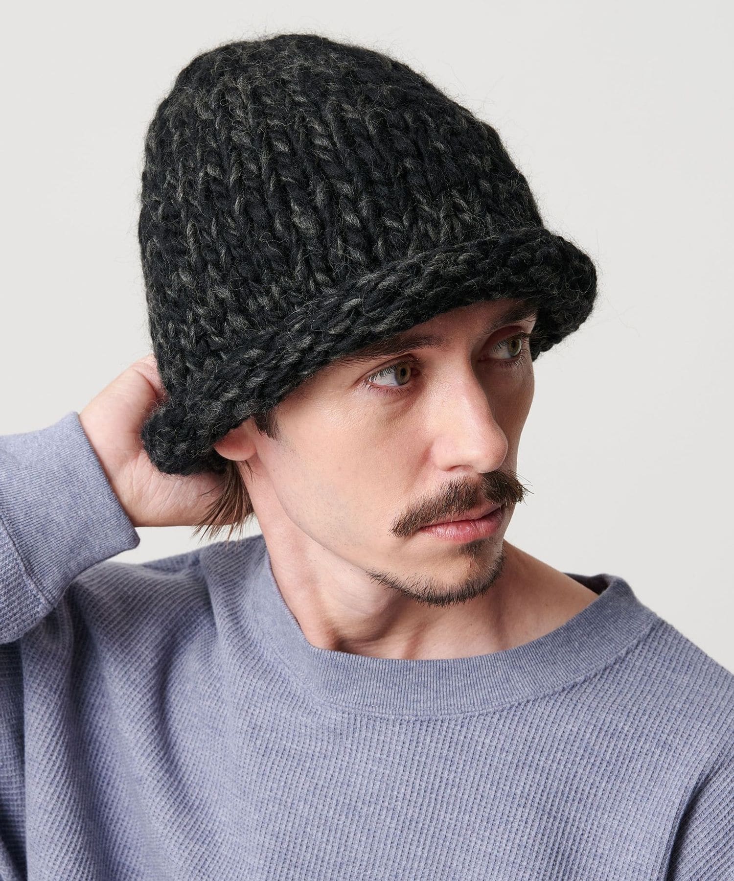 ユナイテッドアローズ ハンドニット ニット帽 英国製 GUSHLOW＆COLE ユナイテッドアローズ ハンドニット ニット帽 英国製 GUSHLOW＆COLE