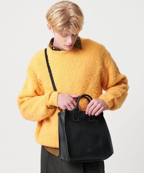 スタンダード レザー ミニ トート バッグ beauty &youth スタンダード レザー ミニ トートバッグ ―Made in Japan―