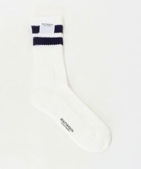 BEAUTY&YOUTH/2ライン パイル クルー ソックス/ソックス / 靴下