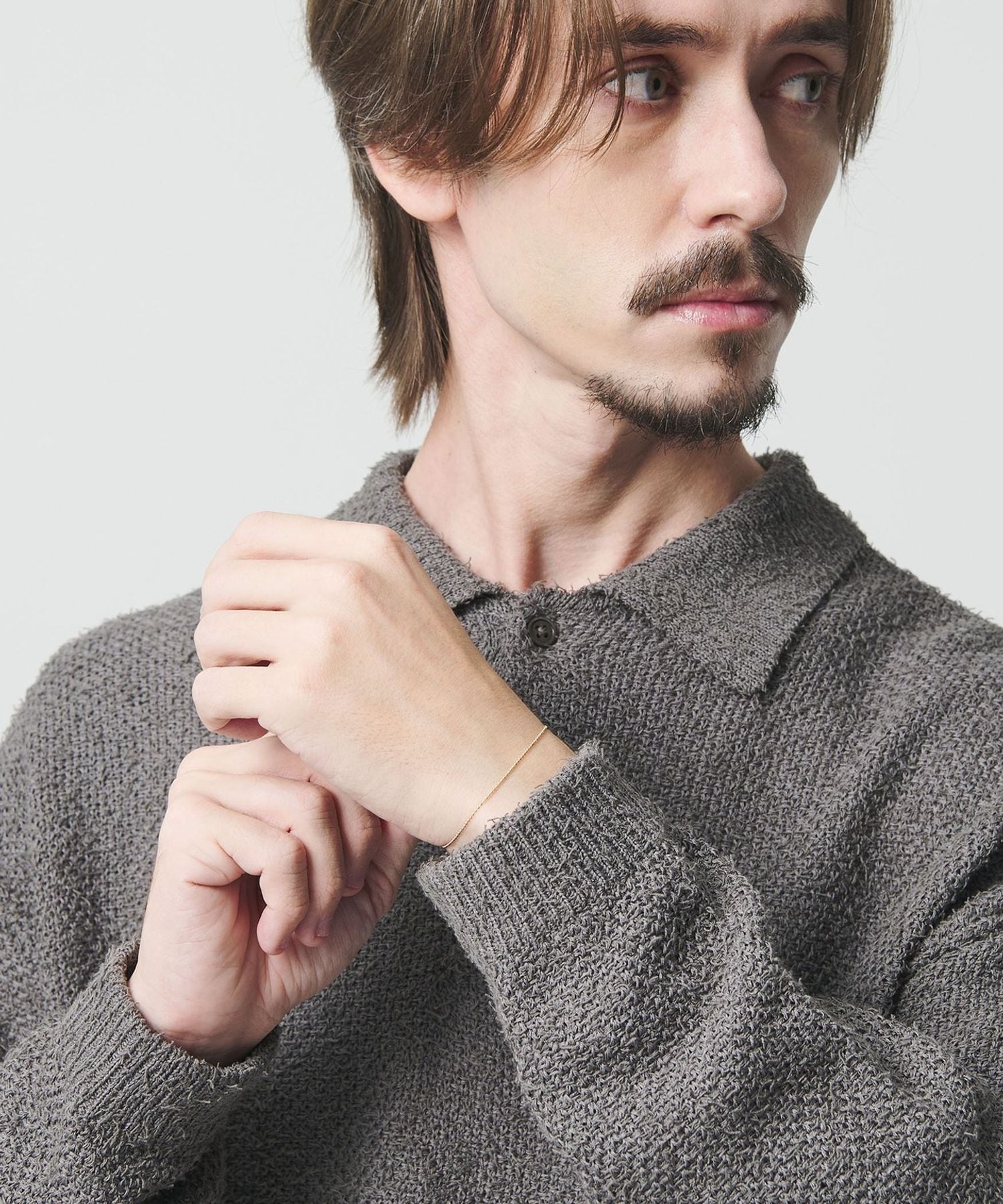 LaditteシンプルK10YGブレスレット LaditteシンプルK10YGブレスレット