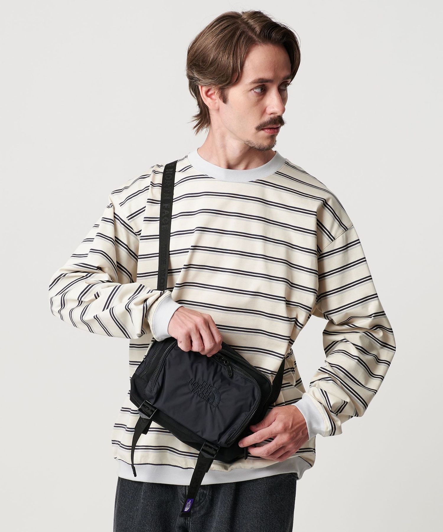 ユナイテッドアローズ別注ノースフェイスショルダーバッグ‼️ THE NORTH FACE PURPLE LABEL＞コーデュラ ナイロン ショルダー