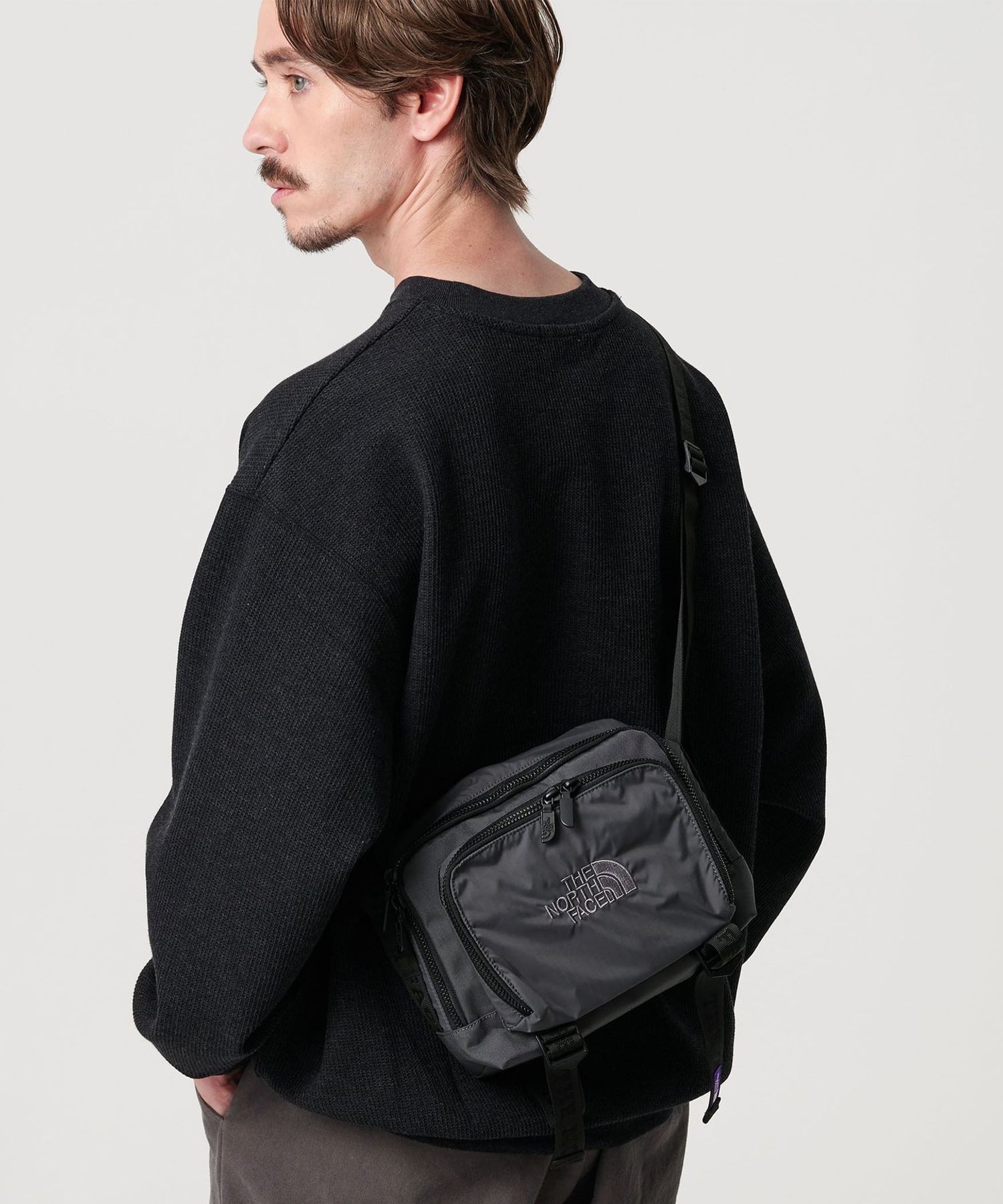 ユナイテッドアローズ別注ノースフェイスショルダーバッグ‼️ THE NORTH FACE PURPLE LABEL＞コーデュラ ナイロン ショルダー