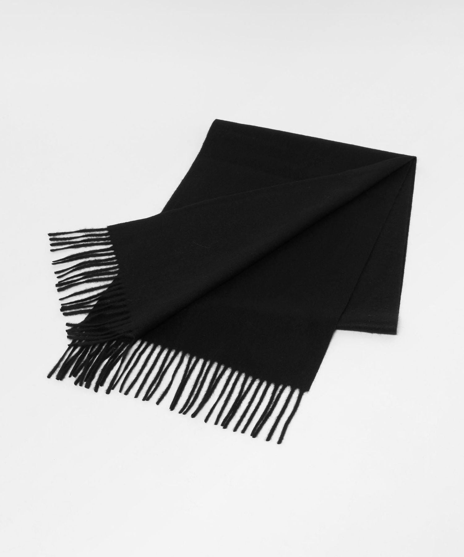 カシミヤ ソリッド マフラー