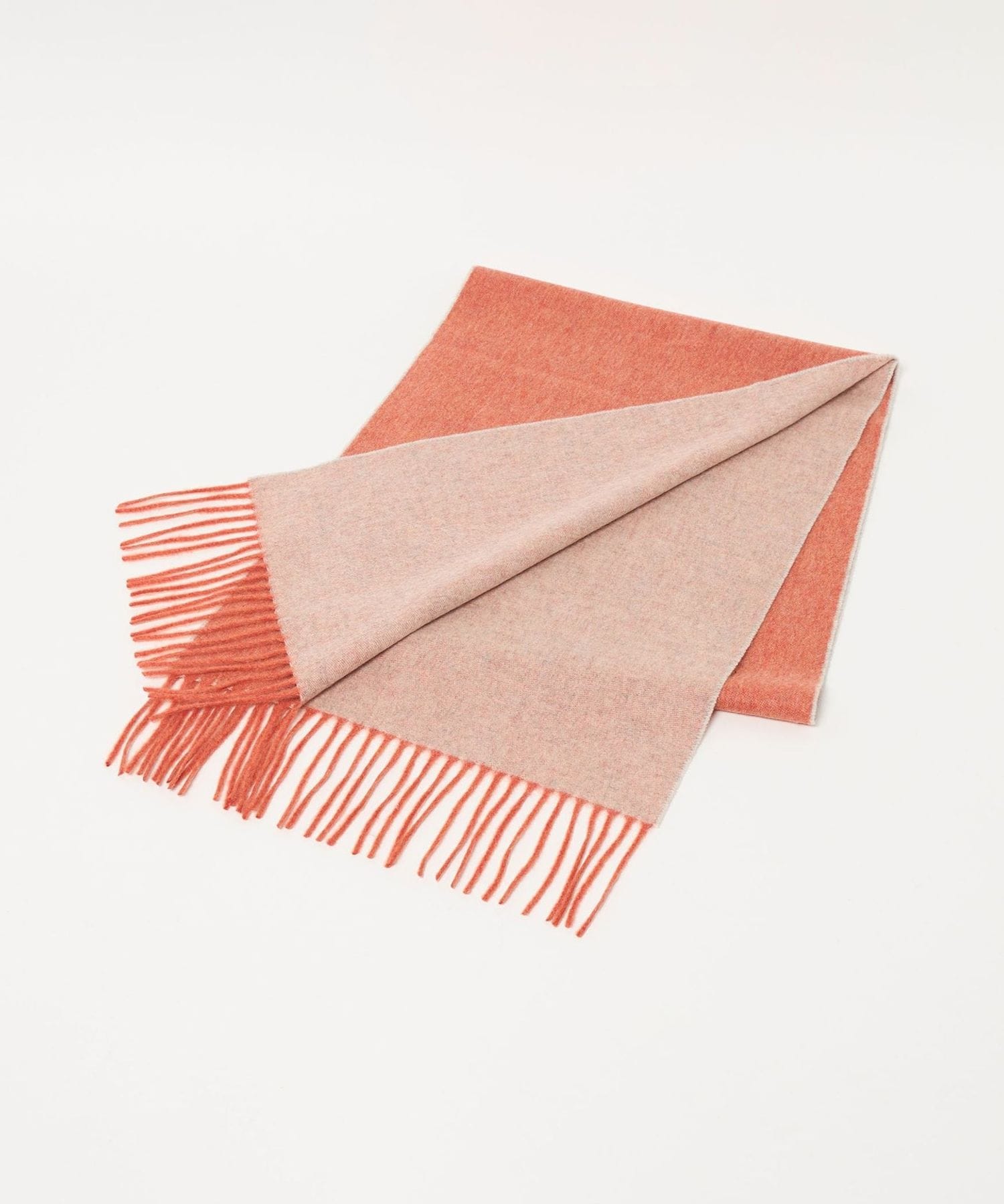 新品　ユナイテッドアローズ　白　ベージュ　リバーシブル　カシミヤ　ストール カシミヤ リバーシブル ストール