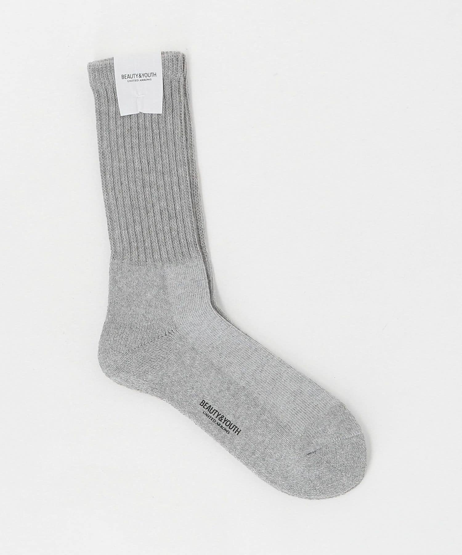 ルーズ パイル クルー ソックス