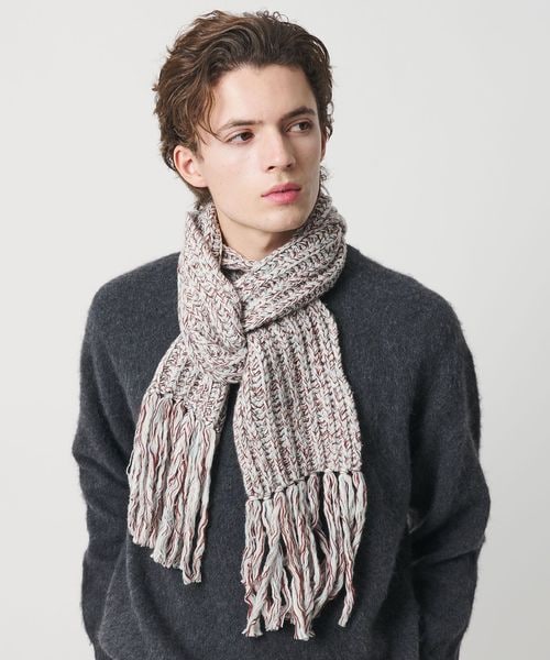 BEAUTY&YOUTH/ローゲージ リブ マフラー/ストール / マフラー