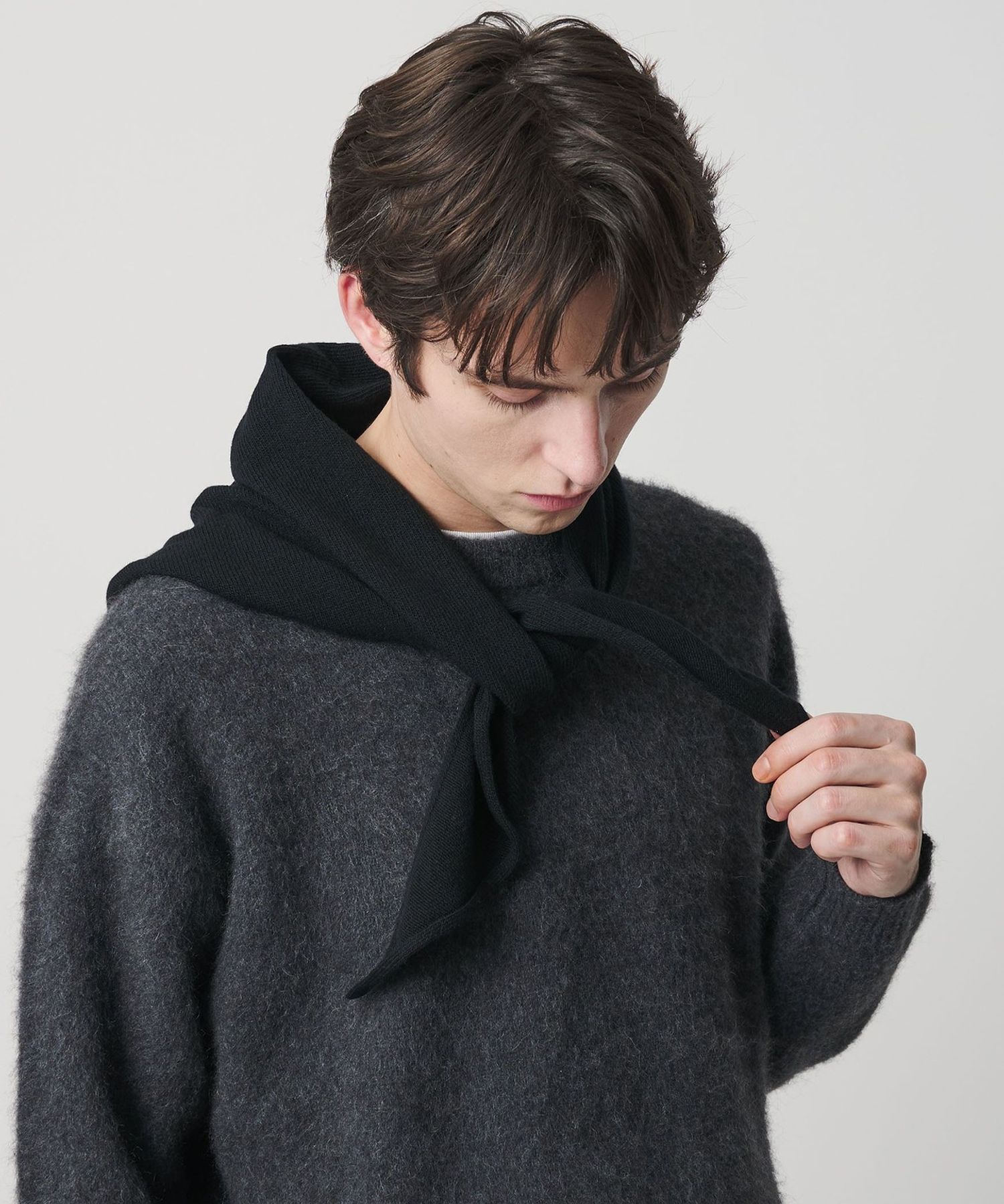 別注】＜Johnstons of Elgin＞トライアングル ネックタイ スカーフ