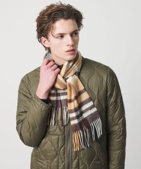 BEAUTY&YOUTH/カシミヤ チェック マフラー/ストール / マフラー