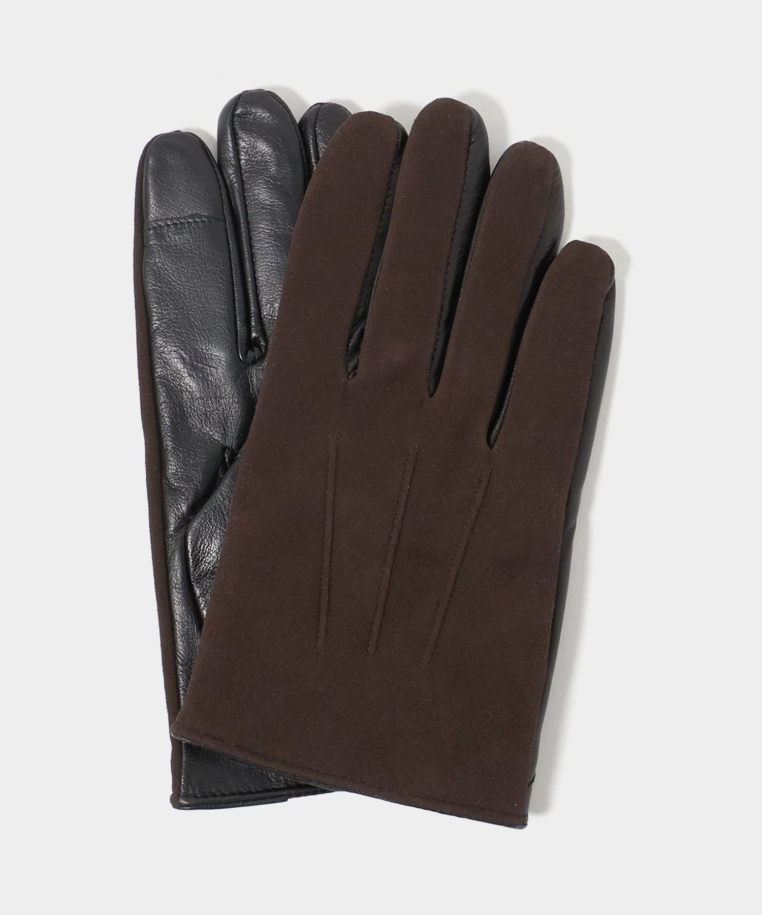 コンビ レザー グローブ タッチパネル対応