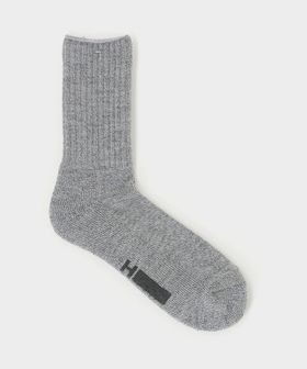 H BEAUTY&YOUTH/＜H＞96N ウール パイル クルーソックス/ソックス / 靴下