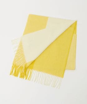 The Inoue Brothers/＜The Inoue Brothers＞ブラッシュド ブロック スカーフ マフラー/ストール / マフラー