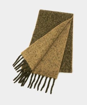 The Inoue Brothers/＜The Inoue Brothers＞ツーカラー ウーリー スカーフ マフラー/ストール / マフラー