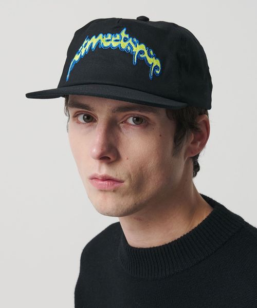 POT MEETS POP/＜POT MEETS POP＞ロゴ グラフィック 刺繍 キャップ/キャップ