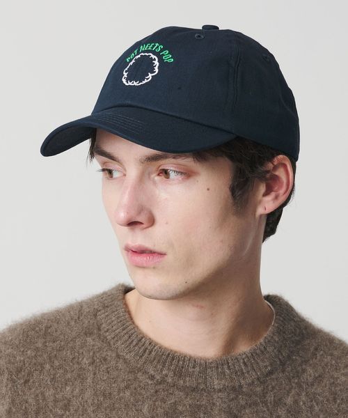 POT MEETS POP/＜POT MEETS POP＞スモーク ロゴ キャップ/キャップ