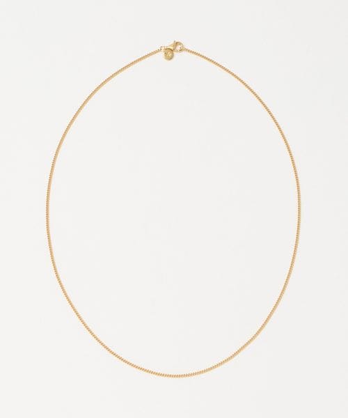 TOMWOOD/＜TOMWOOD＞カーブ チェーン ネックレス スリム ゴールドプレーティング/ネックレス