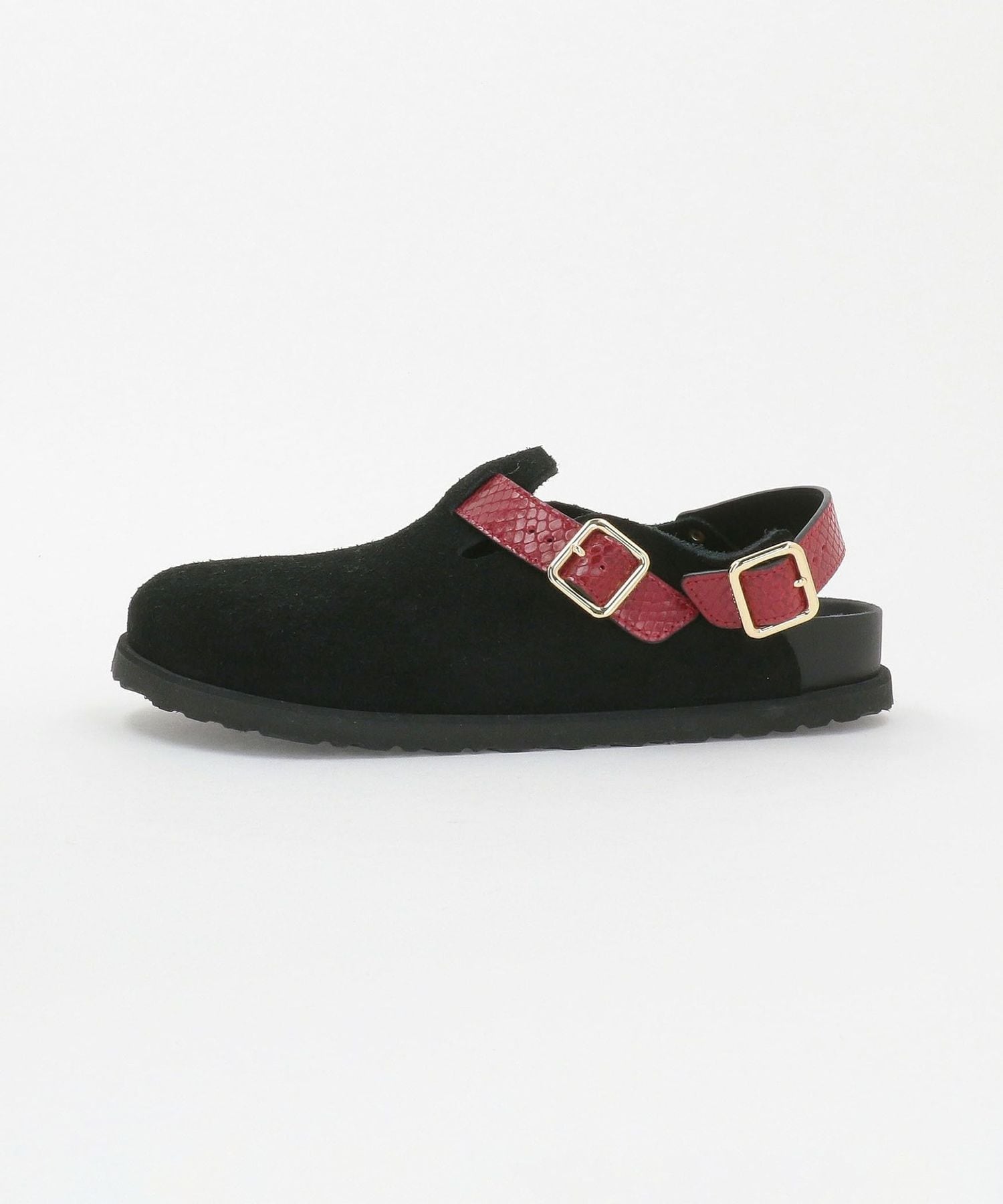 【送料関税込】 Birkenstock1774 Tokio II Lined サンダル 黒赤 BIRKENSTOCK 1774＞TOKIO II LINED R/サンダル