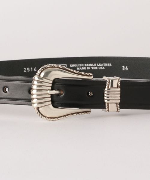 TORY LEATHER CREASED BELT/ベルト 32 Horse & Kennel Warehouse: Tory Leather Creased Belt