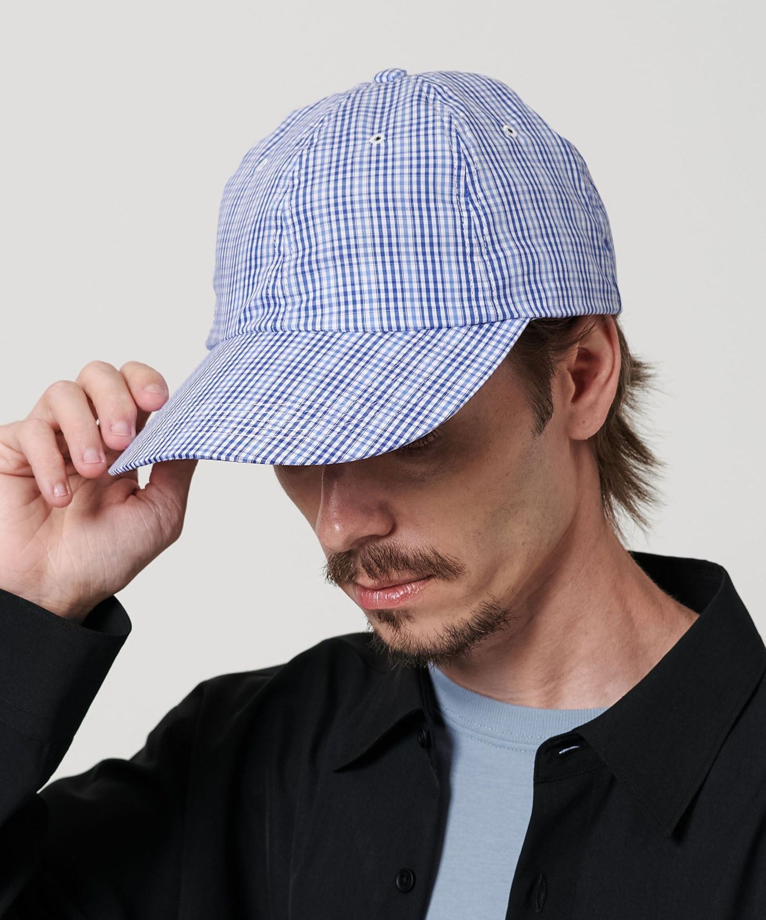 ‼️完売品‼️【別注】＜Share the Fantasy × 6＞CAP/キャップ 別注】＜Share the Fantasy＞ 6パネル チェック ロングブリム