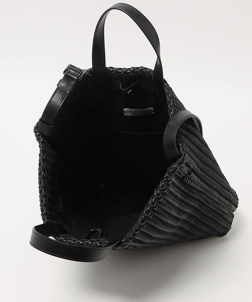 BEAUTY&YOUTH ウーブン トート ショルダー バッグ BEAUTY&YOUTH UNITED ARROWS｜ウーブン トート ショルダー