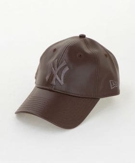 NEW ERA/【別注】＜NEW ERA＞9TWENTY レザーライク キャップ/キャップ