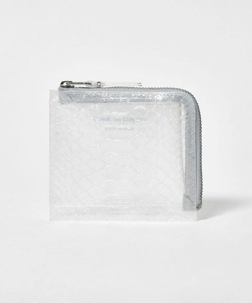 COMME des GARCONS Wallet/＜COMME des GARCONS Wallet＞SNAKE TRANSPARENT L ZIP WALLET/ウォレット/財布