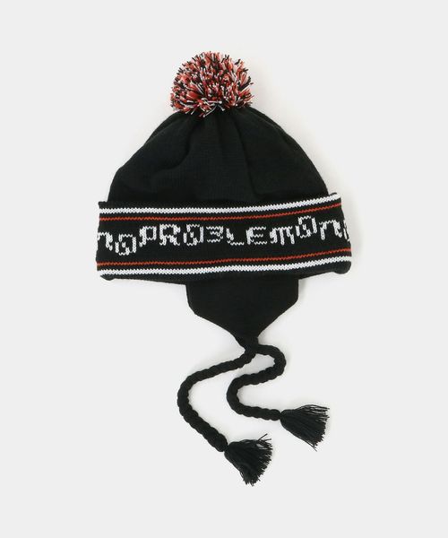 No Problemo/＜No Problemo＞ロゴ ラギッドビーニー/ニットキャップ
