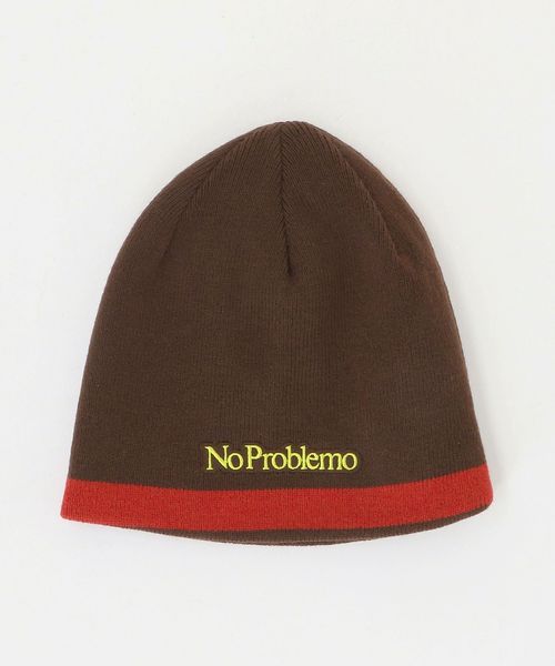 No Problemo/＜No Problemo＞ストライプ リバーシブル ビーニー/ニットキャップ