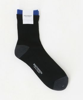 BEAUTY&YOUTH/レイヤード リブ パイル クウォータ― ソックス/ソックス / 靴下