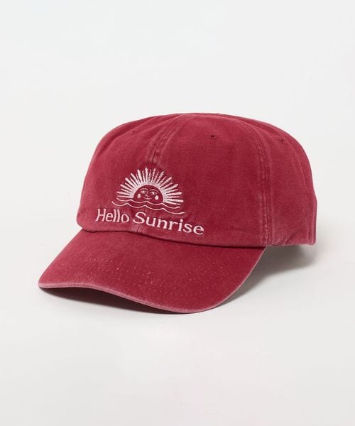 HELLO SUNRISE/＜HELLO SUNRISE＞ウォッシュド オリジナル ロゴ キャップ/キャップ