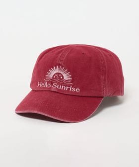 HELLO SUNRISE/＜HELLO SUNRISE＞ウォッシュド オリジナル ロゴ キャップ/キャップ