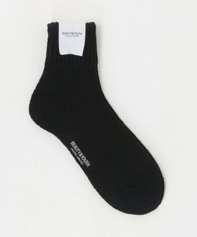 BEAUTY&YOUTH/ダブル リブ パイル クウォーター ソックス/ソックス / 靴下