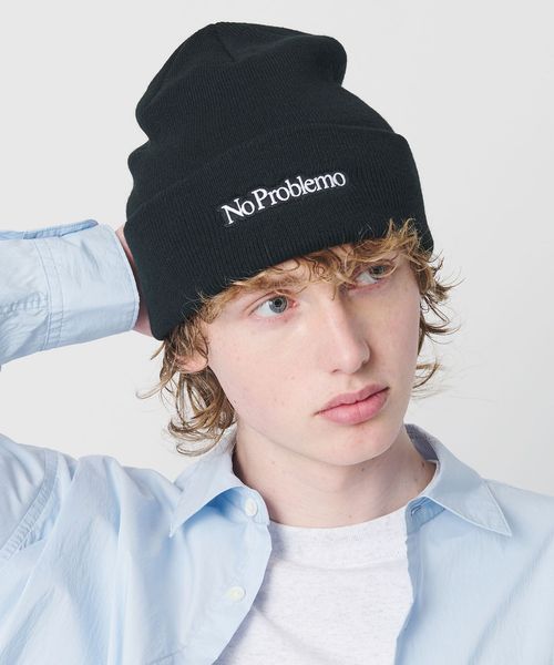 No Problemo/＜No Problemo＞ロゴ ビーニー/ニットキャップ