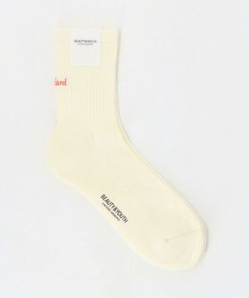 BEAUTY&YOUTH/フリーダム スタンダード エンブロイダリー ロゴ クォーター ソックス/ソックス / 靴下