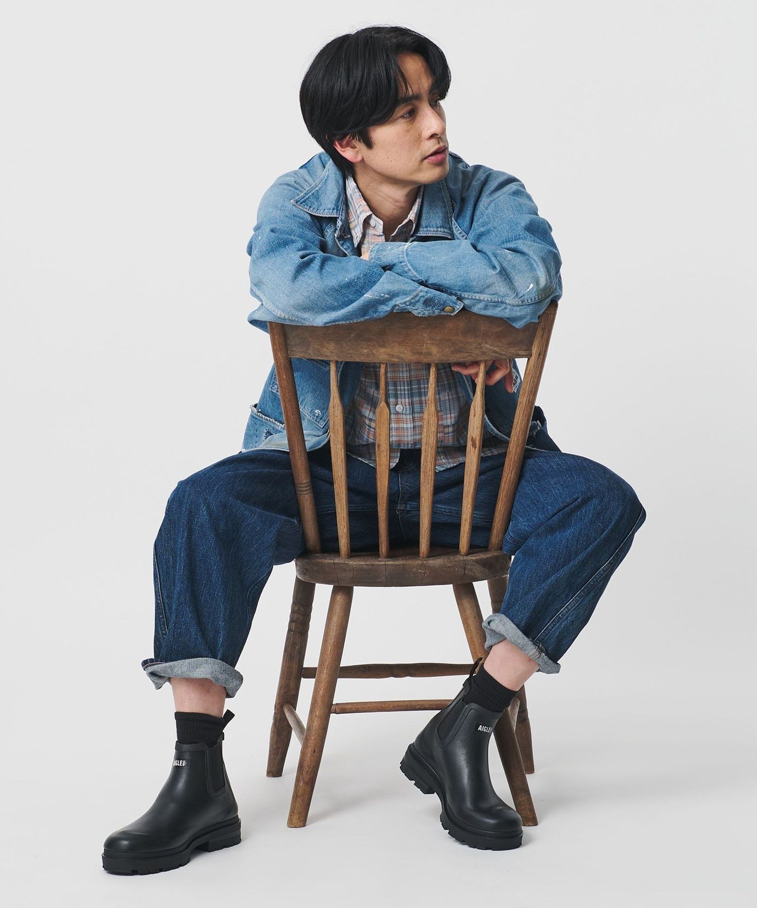 AIGLE＞チェルシー レイン ブーツ