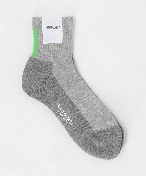 BEAUTY&YOUTH/バック ライン クウォーター ソックス/ソックス / 靴下