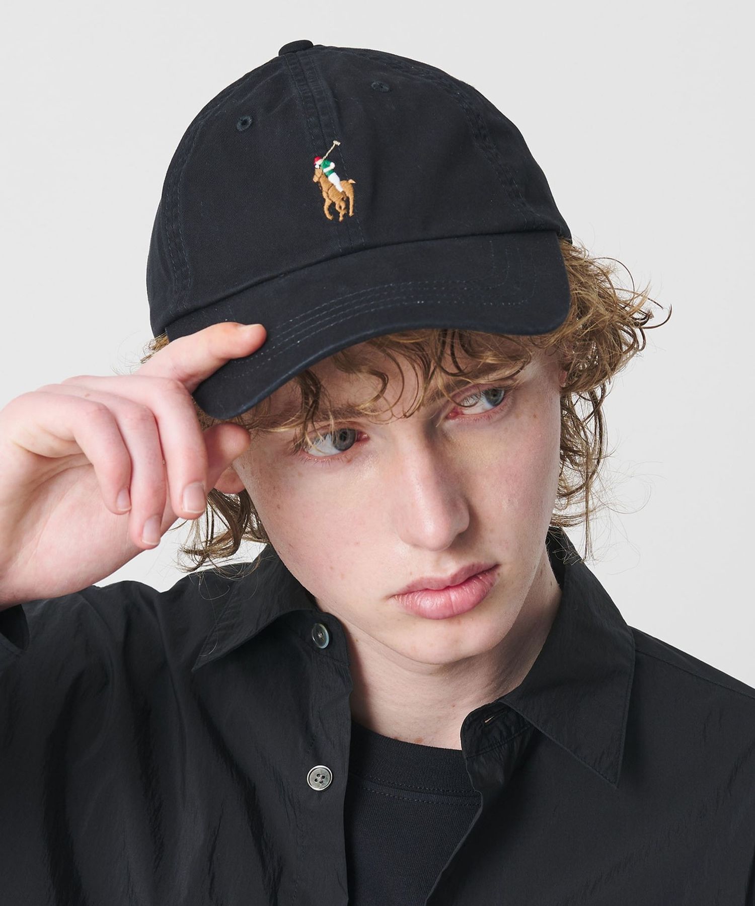 希少　未使用　タグ付き　ポロゴルフ　PoloGolf 刺繍ロゴ ホワイトキャップ POLO RALPH LAUREN＞ロゴ キャップ