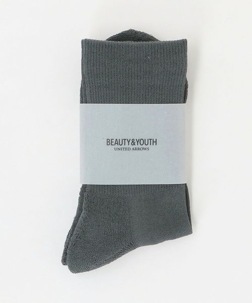 BEAUTY&YOUTH/パイル クウォータ― ソックス 抗菌・防臭/ソックス / 靴下