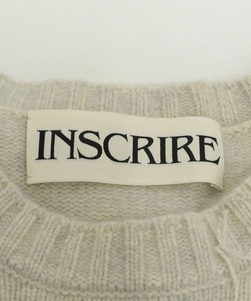 【別注】<INSCRIRE(アンスクリア)>CRASH プルオーバー ニット