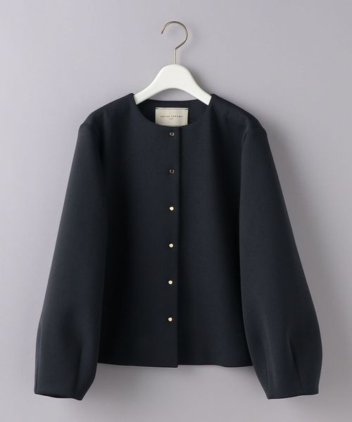 ジャージー ノーカラー ジャケット ジャージー ノーカラー ジャケット